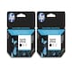 image 1 of 2x HP 302 Black Ink Cartridges Black | 2x HP 302 Black Original Ink Cartridges