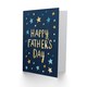 image 2 of Father's Day Card for Dad Starry Night Design Greeting Card Blank Inside