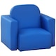 image 2 of HOMCOM Kids Mini Sofa Armchair Seat 2 In 1 Table Chair Set for 3 years | Blue | One Size