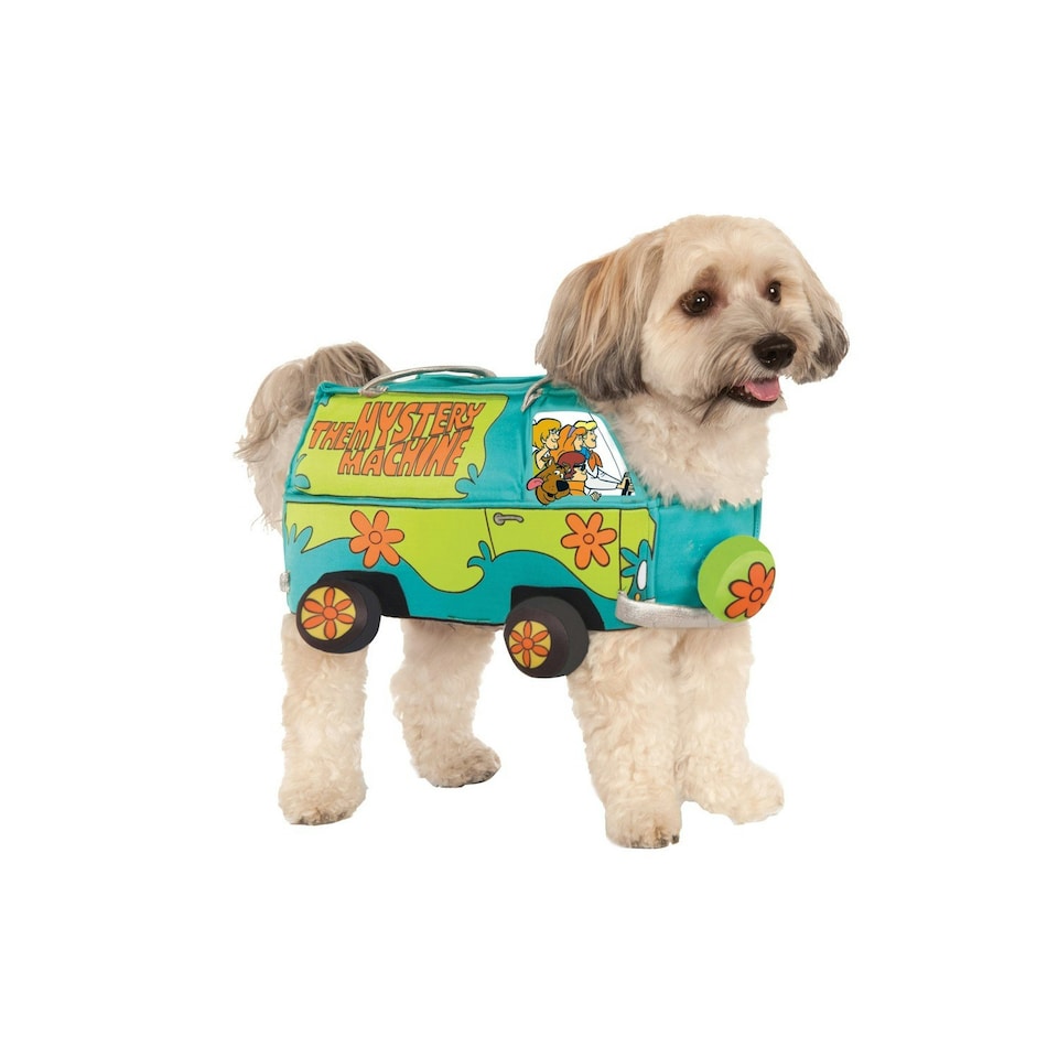 Scooby Doo The Mystery Machine Dog Costume - Green/Orange - XL