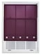 image 4 of FURNISHED Roller Blinds Daylight Square Eyelet Light Filtering Easy Fit Trimmable Window Shade | Purple | Aubergine