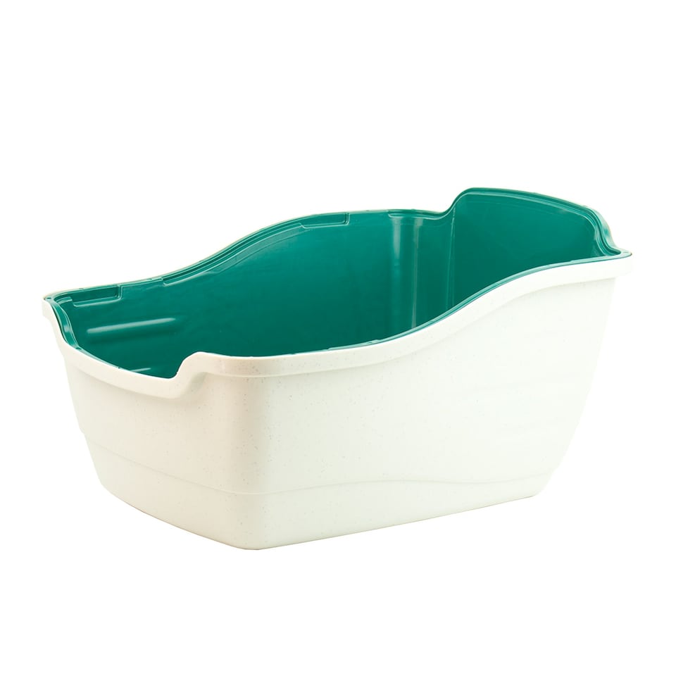 image 1 of KCT Hooded Green Cat Litter Box | Green | One Size | 1