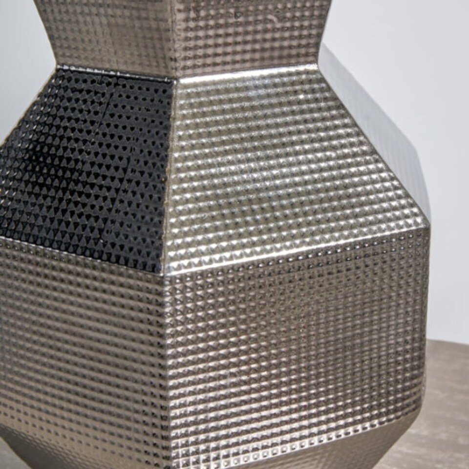 image 1 of Alada Black & Silver Ceramic Table Lamp