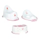 image 1 of Peppa Pig Pink Non Slip Potty, Training Seat and Step Stool