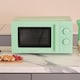 image 3 of Hamilton Beach Miami Manual 800W Microwave - Mojito Mint