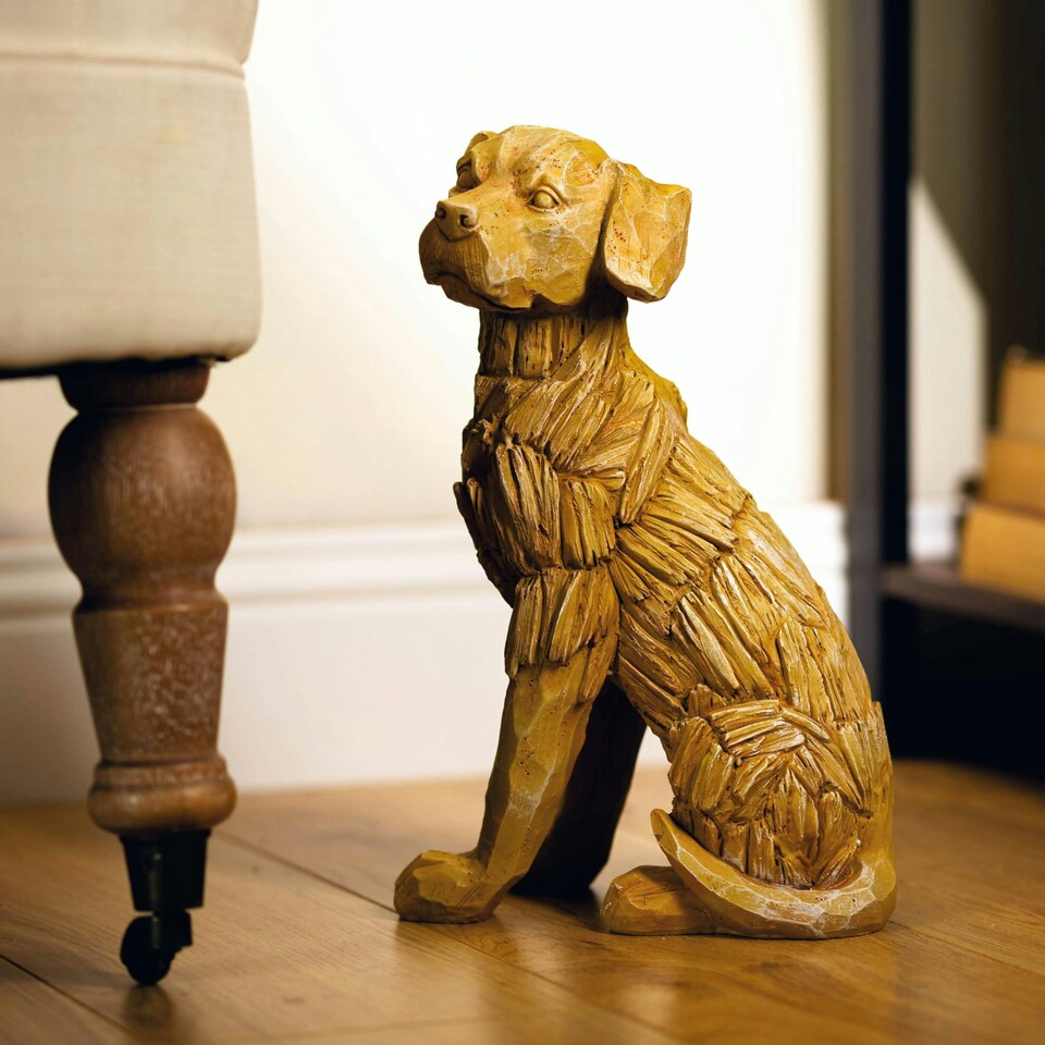 image 1 of Marco Paul Dog Garden Ornaments Outdoor Animal Sculpture