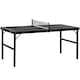image 1 of SPORTNOW 5ft Mini Table Tennis Table, Folding Ping Pong Table with Net and Aluminium Frame, Portable Ping Pong Game Set for Indoor Outdoor Use, Black