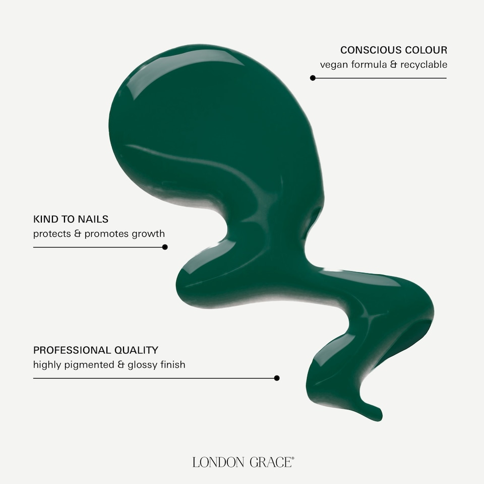 image 1 of Lucy Nail Polish Green