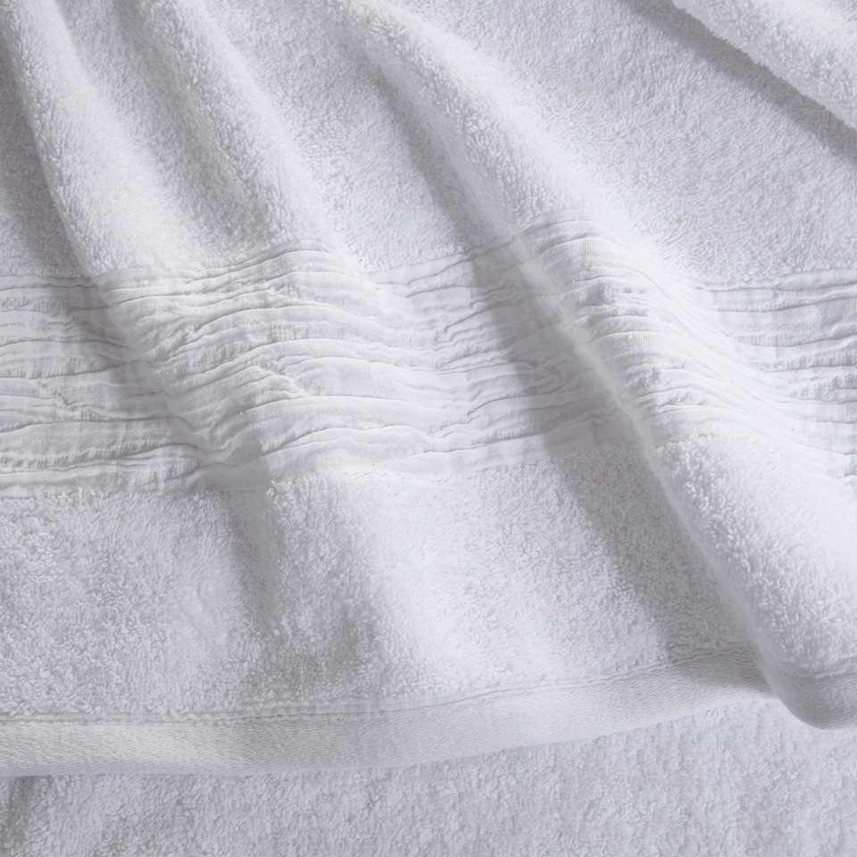 image 1 of Martex 2 Piece White Towel Bundle (2 x bath sheet) White