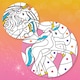 image 5 of Colour by Numbers - Unicorn Dreaming