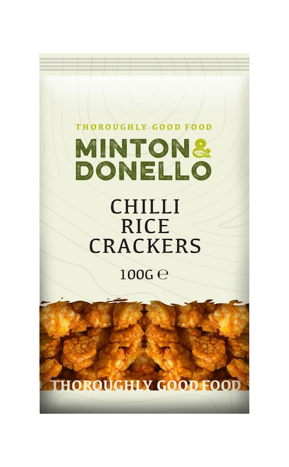 image 1 of Minton & Donello Chilli Rice Crackers 6 x 100g