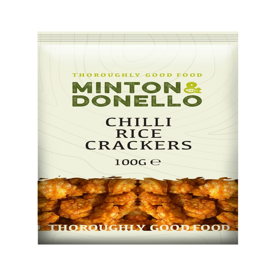 image 1 of Minton & Donello Chilli Rice Crackers 6 x 100g