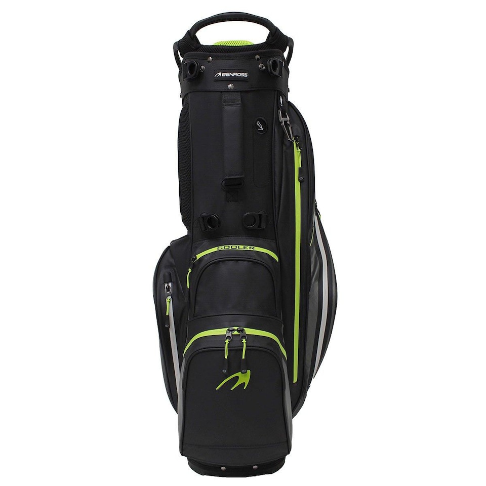 image 1 of Benross ProTec 7.0 Waterproof Stand Bag - Black/Charcoal/Lime