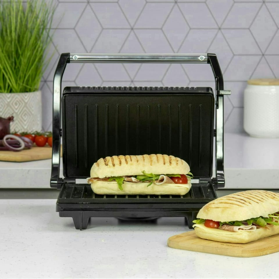 image 1 of Quest Compact Sandwich Toaster, Panini Press & Health Grill