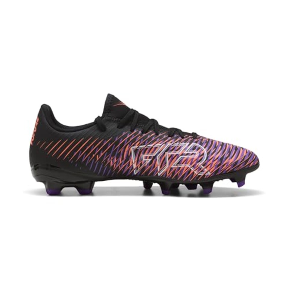 image 1 of Puma Unisex Future 8 Play Firm Ground/Artifical Ground Football Boots, Black- White-Glowing Red, 12 UK