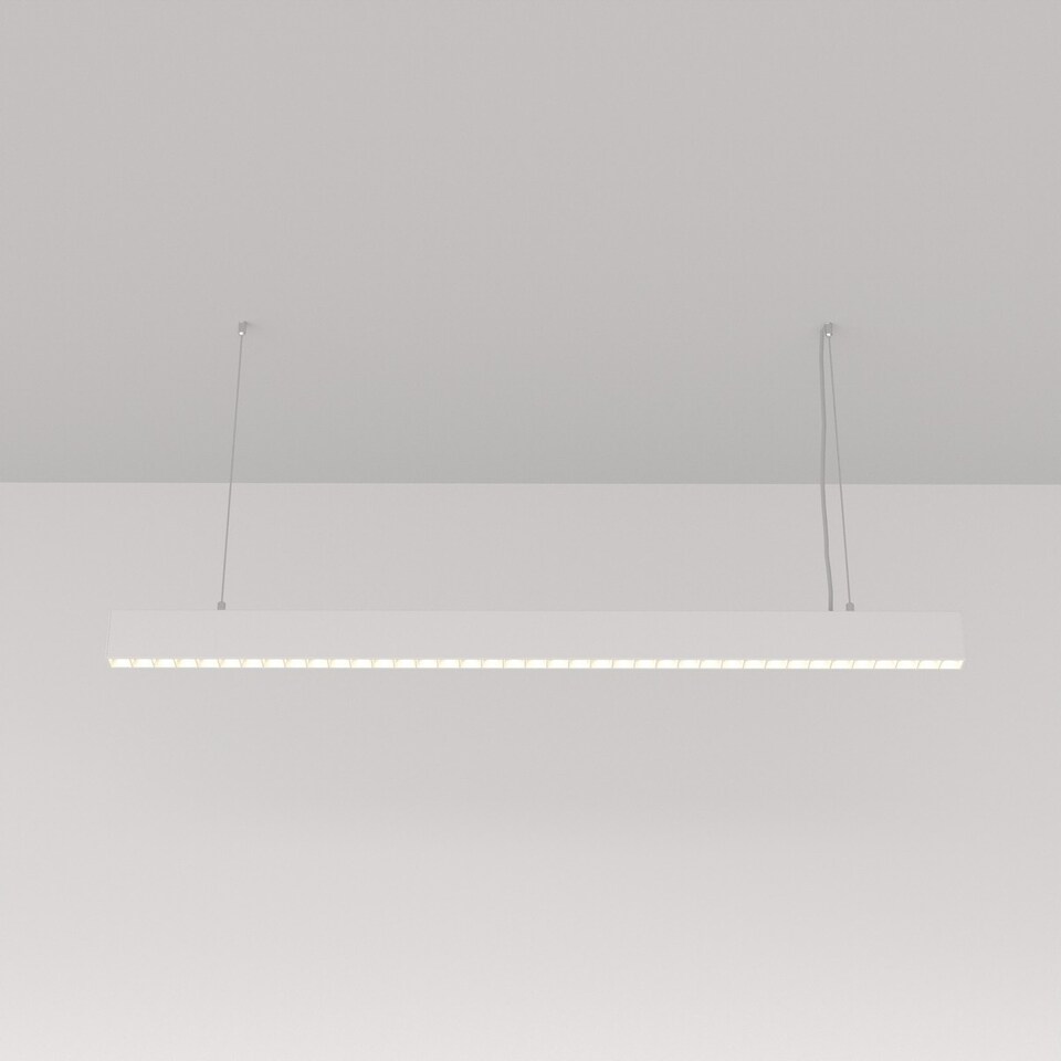 image 1 of Maytoni Points Bar Pendant Ceiling Light White Integrated LED 4000K