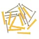 image 3 of 5 x 60mm Countersunk Screws And Wall Raw Plugs For Wood Concrete Brick 100pc