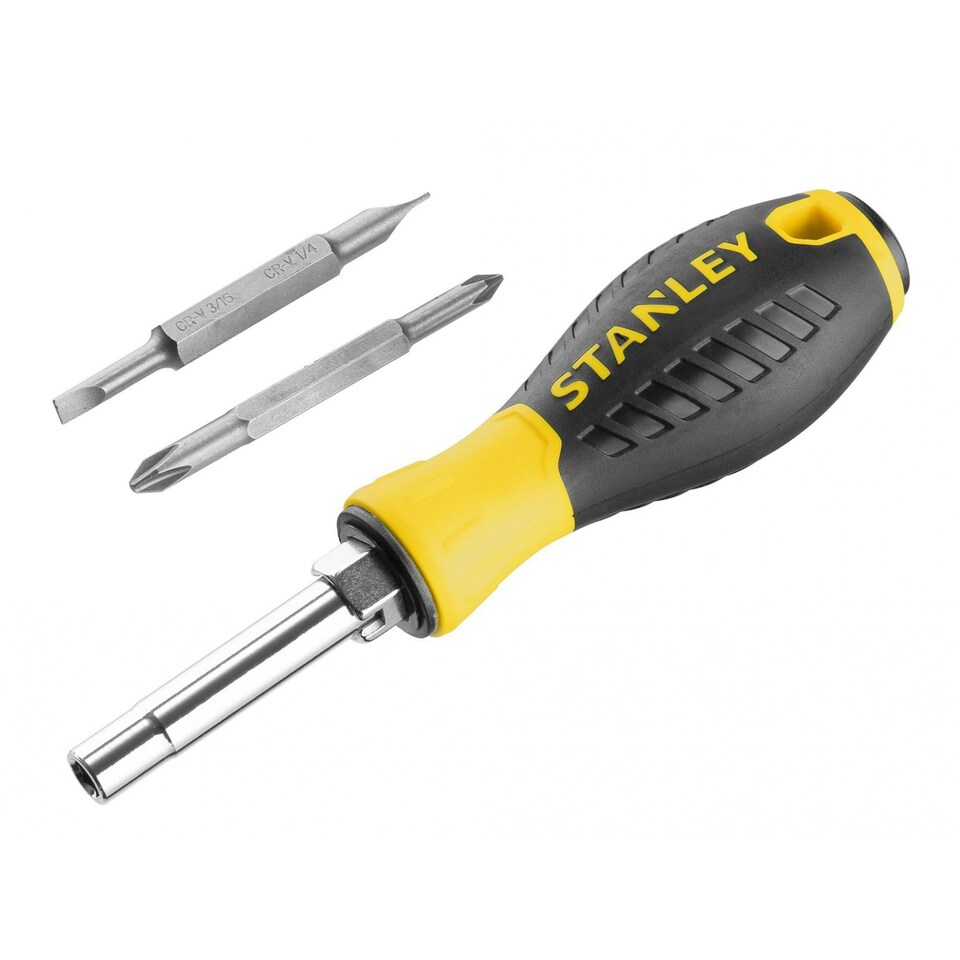 image 1 of Stanley Hand Tools 6-way Screwdriver Carded - Multi Colour - One Size