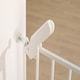 image 8 of Safetots Super Narrow Baby Gate, 60.5cm - 66.5cm, White, Child Safety Barrier, Pressure Fit Stair Gate | White | 1