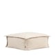 image 3 of Vita Indoor Outdoor Pouffe Footstool Beige Bean Bags | Cream | Cream | 1