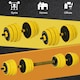 image 5 of HOMCOM 30KG Barbell & Dumbbell Set Fitness Exercise Home Gym Plate Bar Clamp Rod