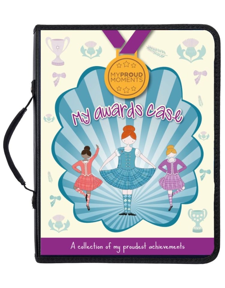 image 1 of My Proud Moments Medal & Certificate Case - Highland Dance