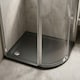 image 9 of Balterley Premium Shower Tray - Right Hand Offset Quadrant | Grey | Grey Slate | 1