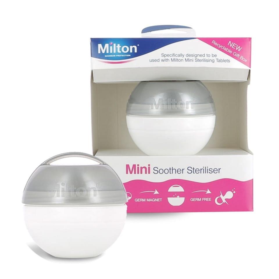 image 1 of Milton Mini Soother Steriliser Silver