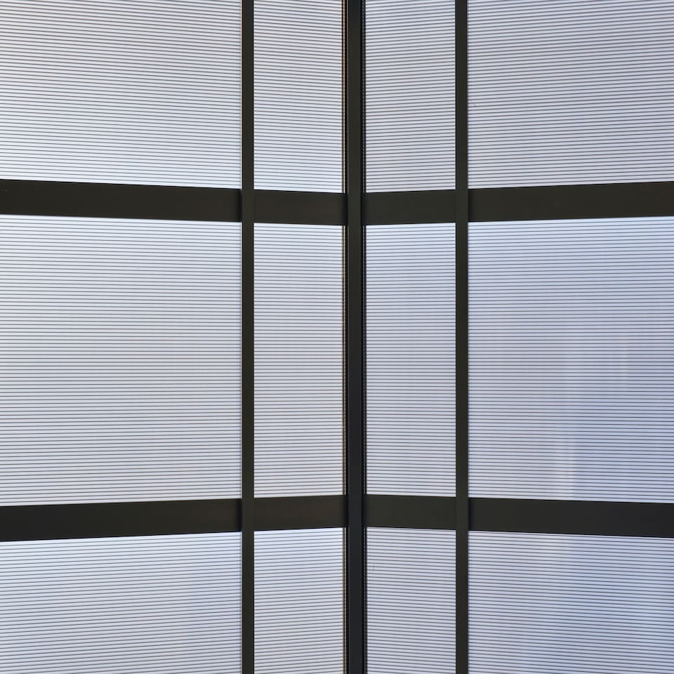 image 1 of Outsunny 8ft x 5ft Outdoor BBQ Protective Gazebo Tent Aluminium Steel Frame w2 Shelves Hardtop Roof Canopy Ground Stakes Safe Cooking