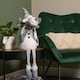 image 2 of 68cm Light up Battery Operated Grey Christmas Reindeer Decoration with Dangly Legs