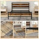 image 5 of COSTWAY King Size Bed Frame Metal Platform Bed