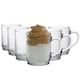 image 1 of Duralex Versailles Glass Coffee Mugs - 260ml Cups - Clear - Pack of 6 Clear