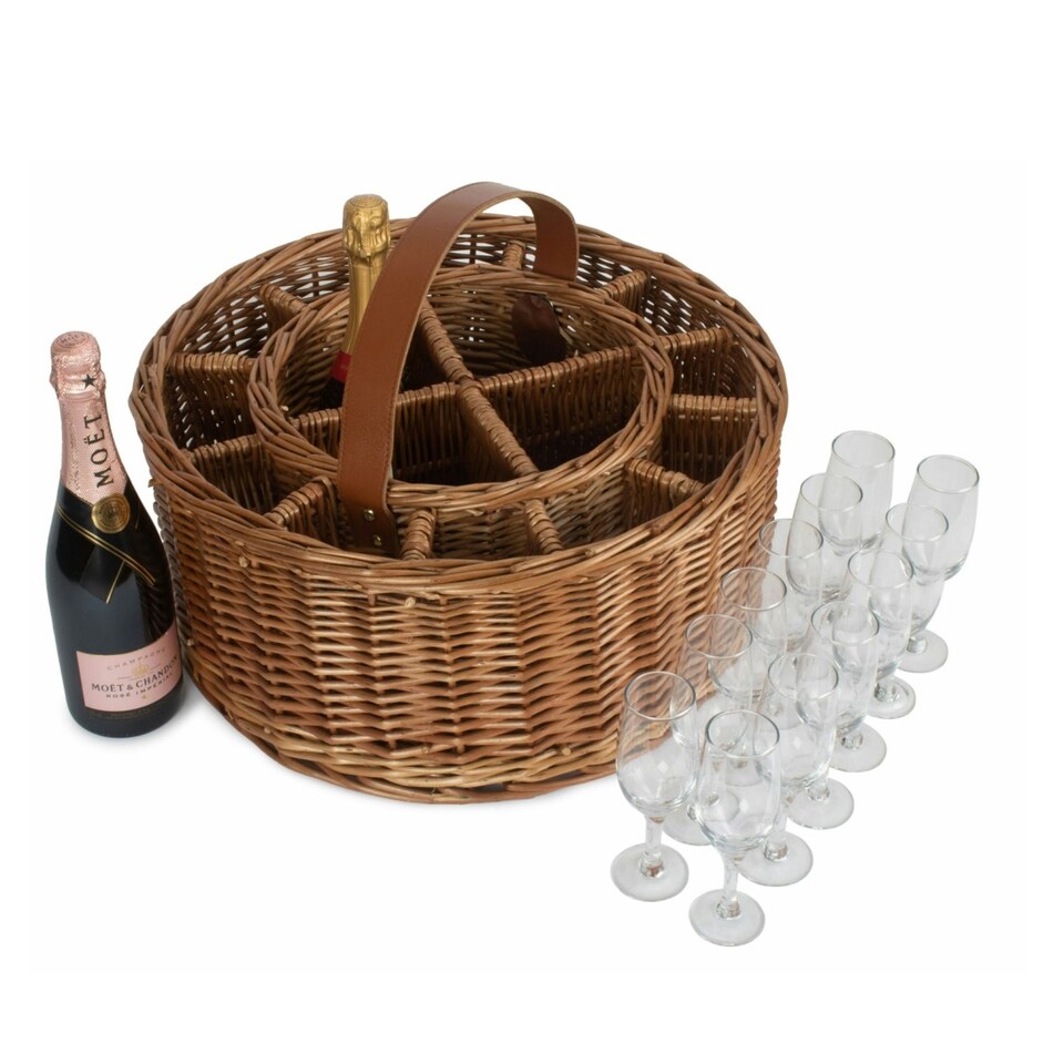 image 1 of Wicker Light Steamed Garden Party Basket