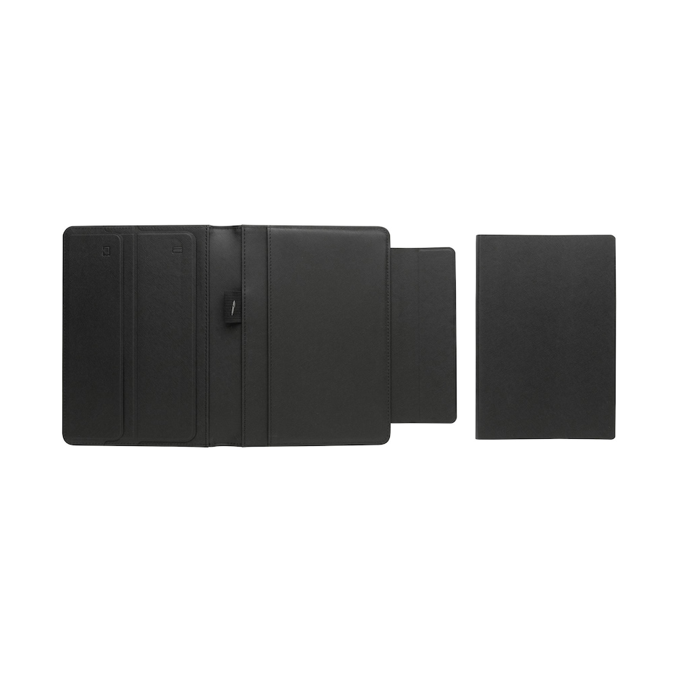 image 1 of Swiss Peak Heritage Stone Paper A5 Portfolio - Black - One Size
