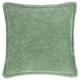 image 1 of Furn Kallu Faux Fur Polyester Filled Cushion Green | 50 cm x 50 cm