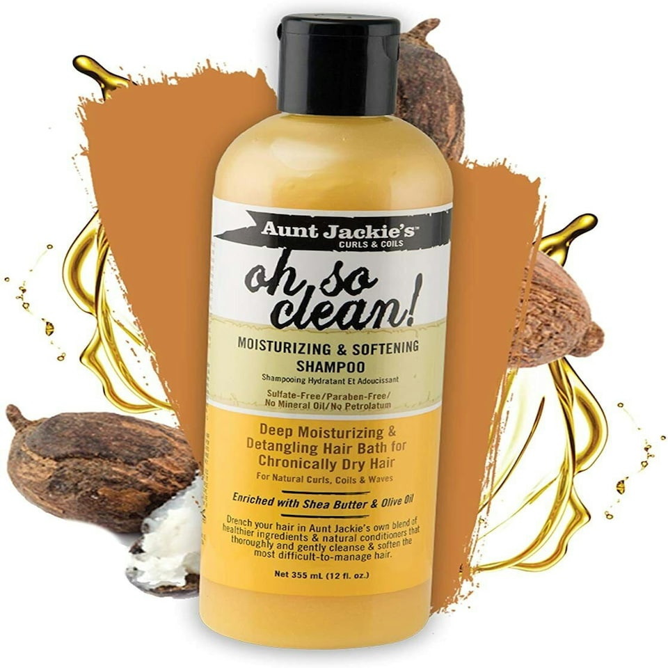image 1 of Aunt Jackies Moisturizing & Softening Detangling Shampoo, Oh So Clean 355 ml