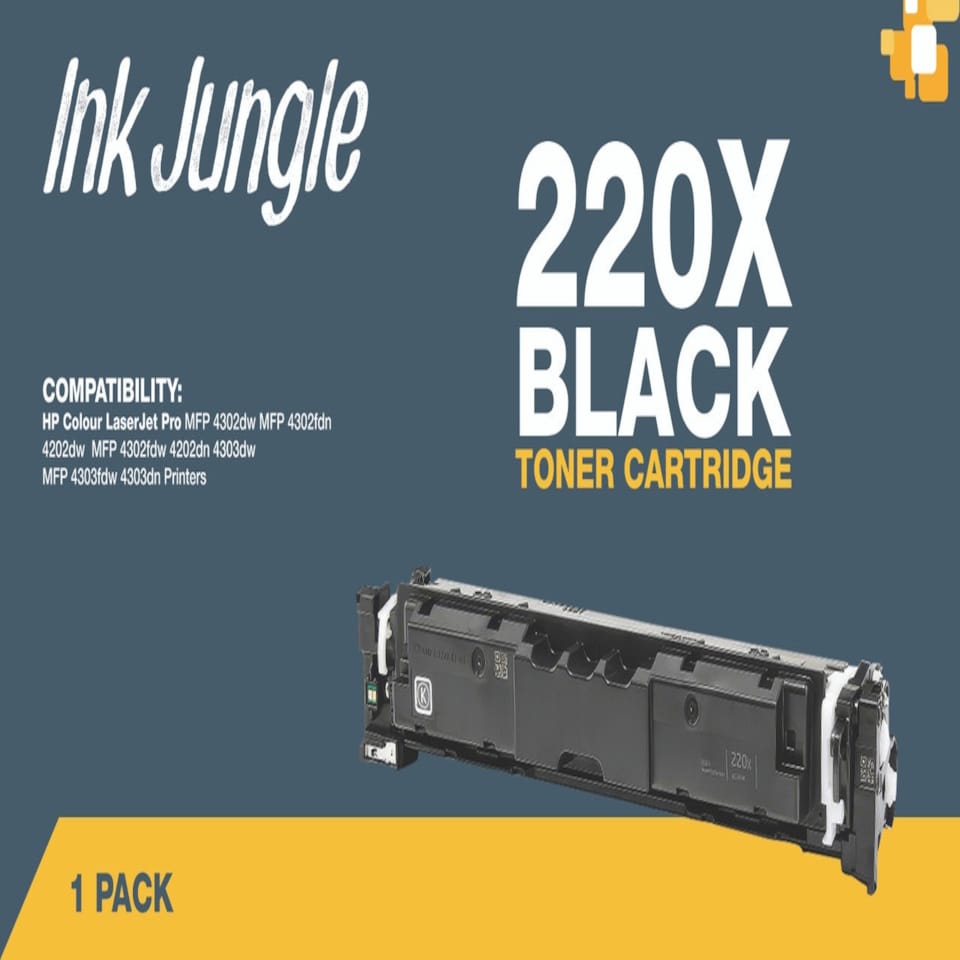 image 1 of Compatible HP 220X Black Toner Cartridge Black