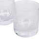 image 8 of Mikasa Wine Glass Set Clear Ribbed Crystal 350ml Set of 4