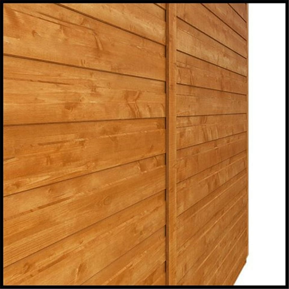image 1 of 4 x 4 (1.23m x 1.15m) Wooden T&G Double Doors Security Garden APEX Shed (12mm T&G Floor and Roof) (4ft x 4ft) (4x4)
