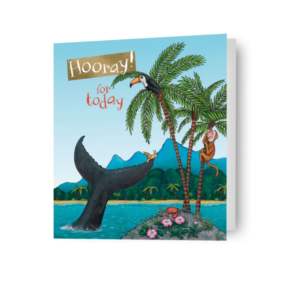 image 1 of The Gruffalo The Snail Whale & Monkey Birthday Card