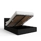 image 5 of End Lift Ottoman Storage Bed Double Black | Black | Black
