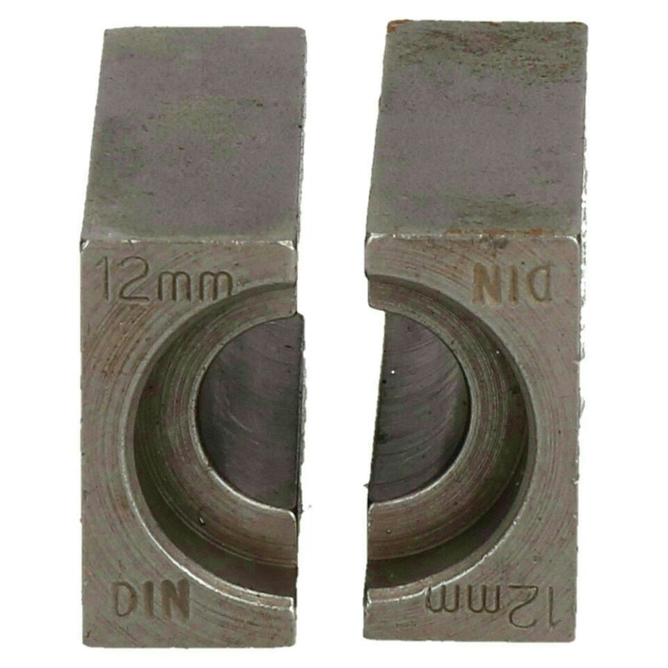 image 1 of 12mm DIN Brake Pipe Flaring Bench Flare Tool Split Die Clamp Single Double