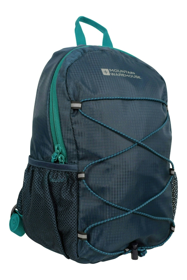 image 1 of Mountain Warehouse Trek Backpack Padded Soft Breathable Everyday Rucksack Bag | Blue