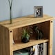 image 3 of Vida Designs Corona 4 Shelf Medium Bookcase Display Unit, Solid Pine Wood