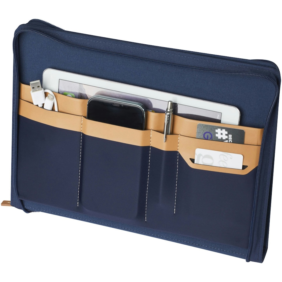 image 1 of Nomumi Recycled Portfolio - Navy - One Size