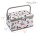 image 6 of Hobby Gift Medium Sewing Storage Box with Sewing Kit, Sausage Dog