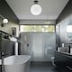 image 2 of CGC MARLEY Matt Black Large Globe Ceiling Light Black