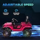image 5 of AIYAPLAY Kids Ride On Car, 12V Electric Truck w/ Suspension, Pink
