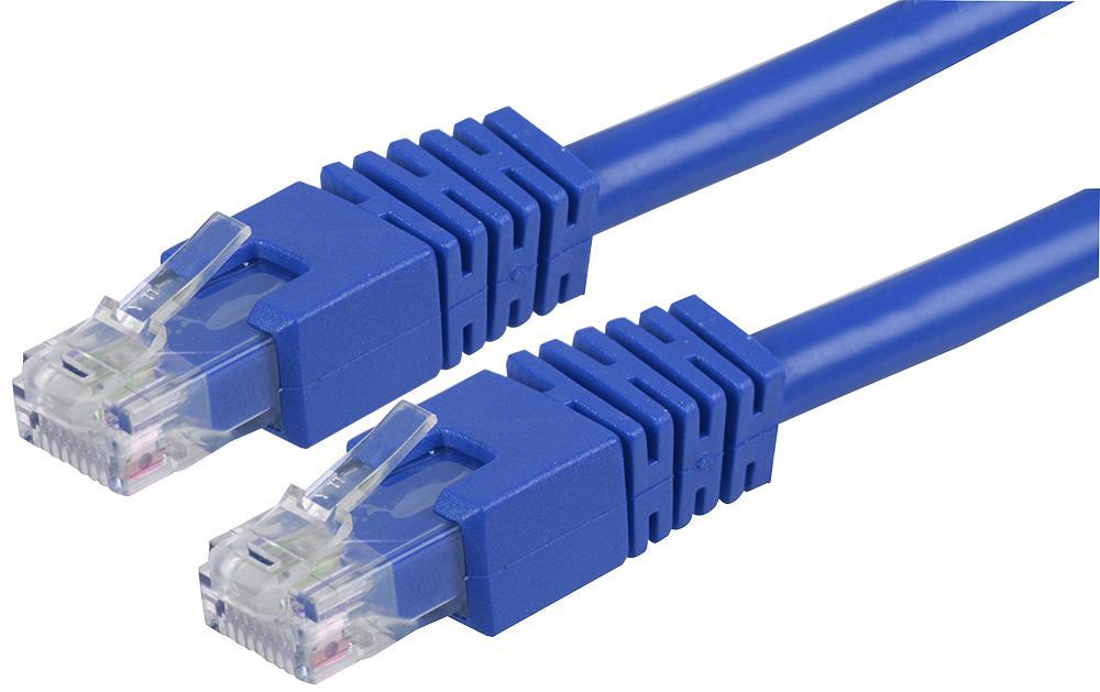 PRO SIGNAL - RJ45 Male to Male Cat6 UTP Ethernet Patch Lead, 2m Blue
