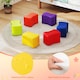 image 8 of COSTWAY 6-Piece Butterfly Stools Modular Soft Foam Seating Set-Multicolor